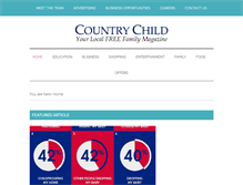 Tablet Screenshot of countrychild.co.uk
